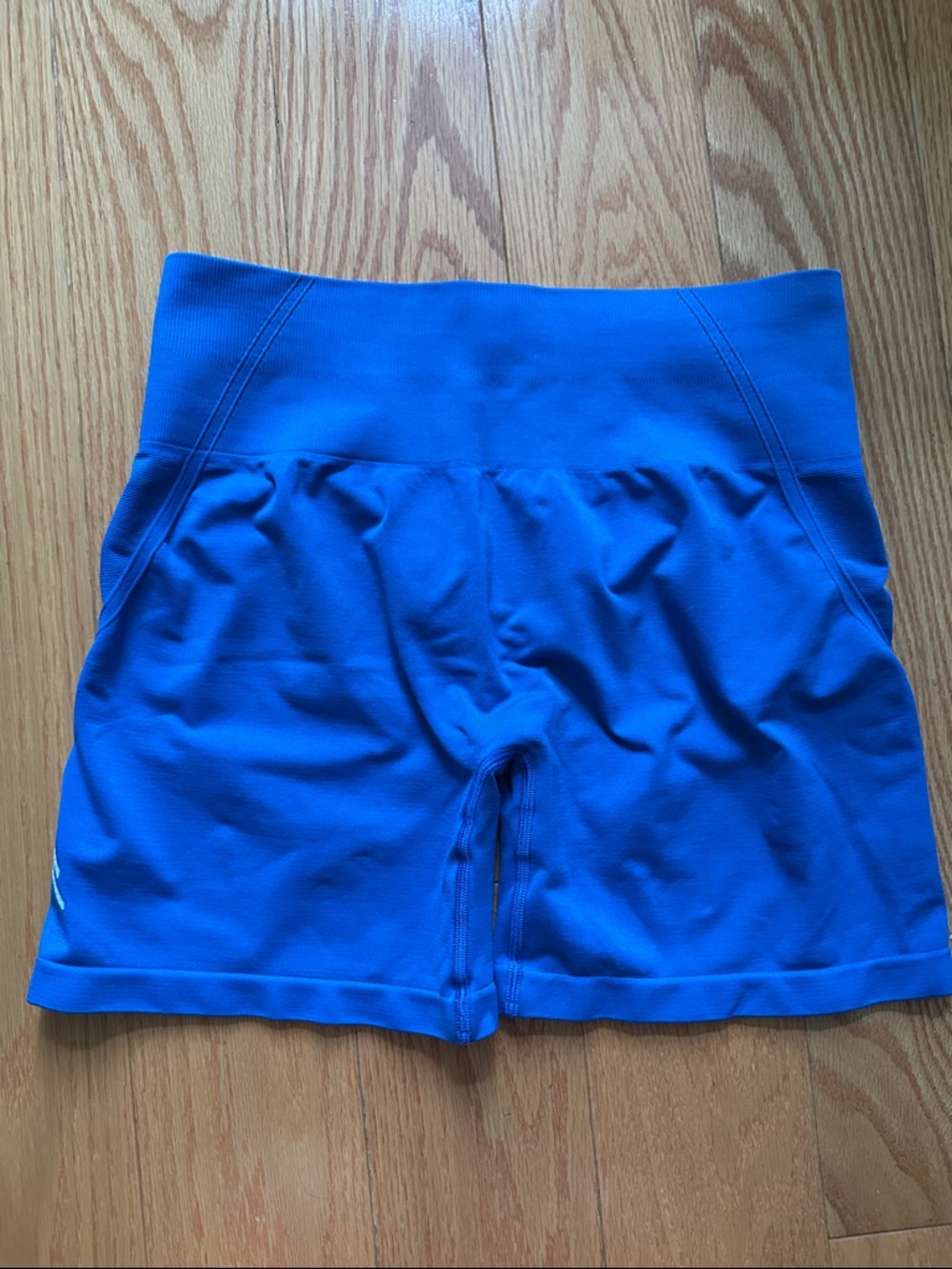 Effortless Seamless Shorts - Retro Blue
